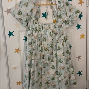 Emory Park Puff Sleeve Mini Dress